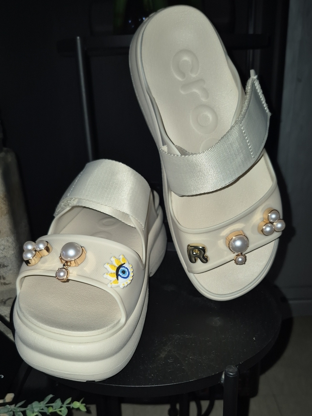 CROCS Soho Two Strap Platform Sandals (Jibbets Not Included)